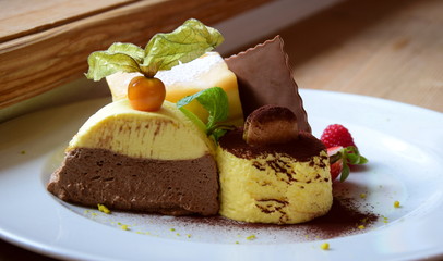 Dessert im Restaurant