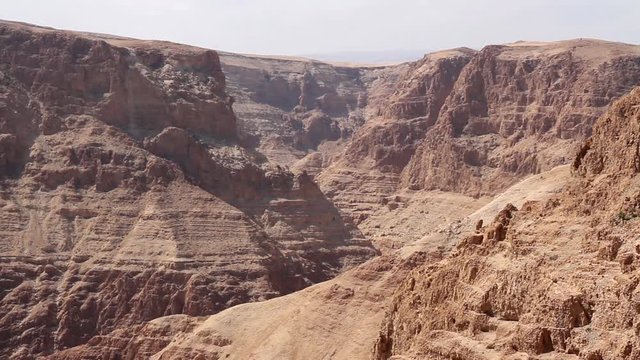 Wadi Darga in Israel Beautiful shot of Wadi Darga in Jordan River