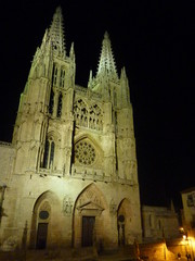 Plakat Burgos. Historical city of Castilla y Leon. Spain