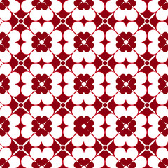 Star, flower, heart shape pattern