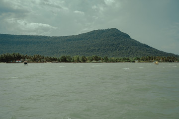 Tropical forest and ocean at Phu Quoc island in Vietnam