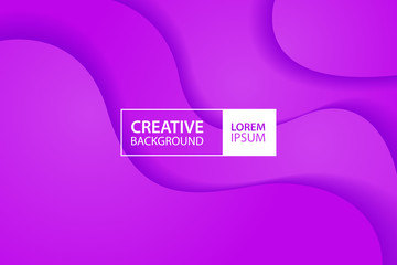 Wavy geometric background. Trendy gradient shapes composition. Colorful abstract geometric background. Paper cut background.