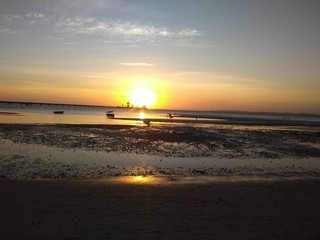 Naklejka premium Sunset