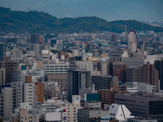 Fototapeta premium 松山市街の風景