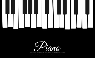 Piano vector background © 4zevar