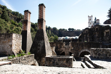 Santa María Regla Hacienda, a former mining hacienda in Huasca de Ocampo, Hidalgo, Mexico