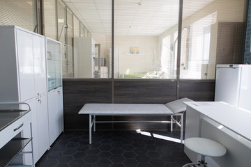 Treatment room in the nursing home and hospital