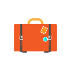 suitcase color illustration