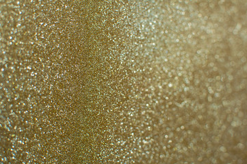 Abstract Christmas golden glitter bokeh background