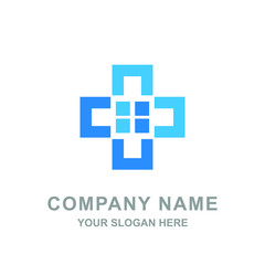 Blue Cross Medical Healthcare Hospital Logo