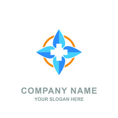 Obraz premium Medical Healthcare Hospital Pharmacy Drugstore Logo Vector 