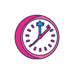 clock time isolated icon