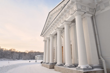 Fototapeta premium Kitchen building of Elagin Palace.