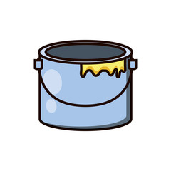 paint pot isolated icon