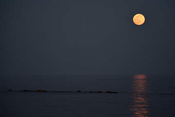 super Luna sul Mare