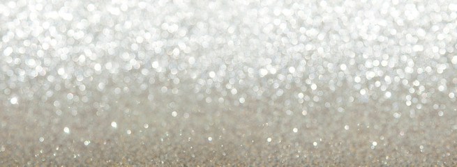 silver glitter texture abstract background. Bokeh circles for Christmas background