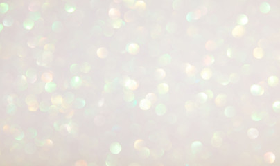 silver glitter texture abstract background. Bokeh circles for Christmas background