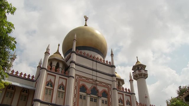 View of Masjid Sultan Mosque in Singapore