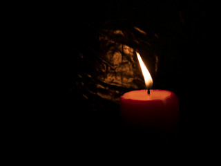 candle in the dark