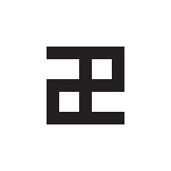 Fototapeta premium Number 22 logo letter design