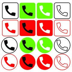 set of different icons