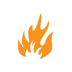 Flame icon design template vector isolated