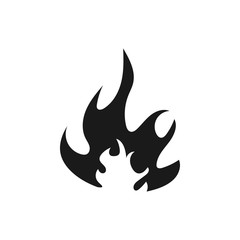 Flame icon design template vector isolated