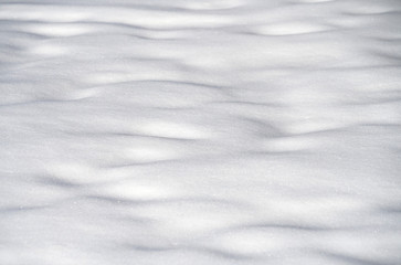 snow drift covered ground texture with shadows