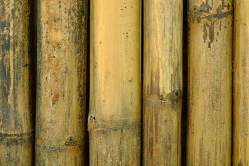 old brown tone bamboo plank fence texture for background.close up of old brown tone bamboo plank fence texture for background.