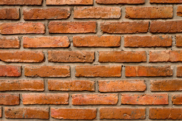 Obraz premium Brick wall red color,Texture background,Old brown