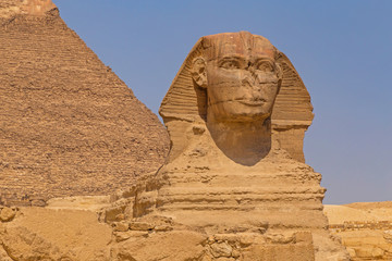 Great Sphinx in Giza pyramid complex, Egypt