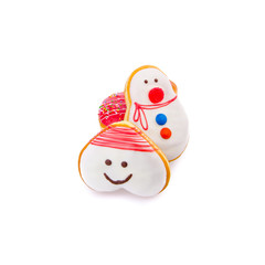 donut or donut with concept on a background.