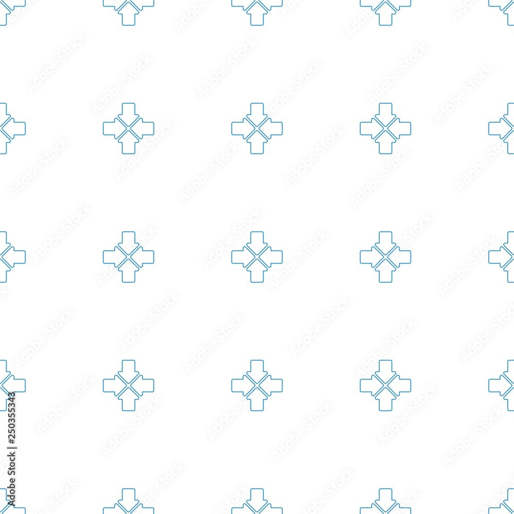 Aufkleber move icon pattern seamless white background