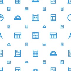mathematics icons pattern seamless white background