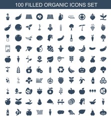 100 organic icons