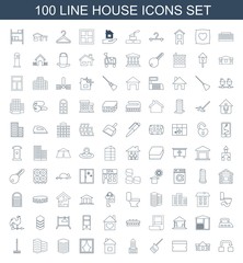 100 house icons