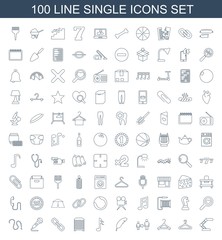 100 single icons