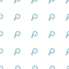 clover icon pattern seamless white background