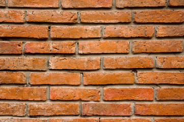 Brick wall red color,Texture background,Old brown