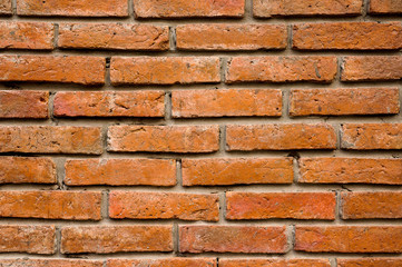 Brick wall red color,Texture background,Old brown
