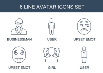 avatar icons