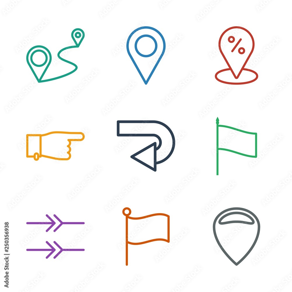 Poster 9 pointer icons