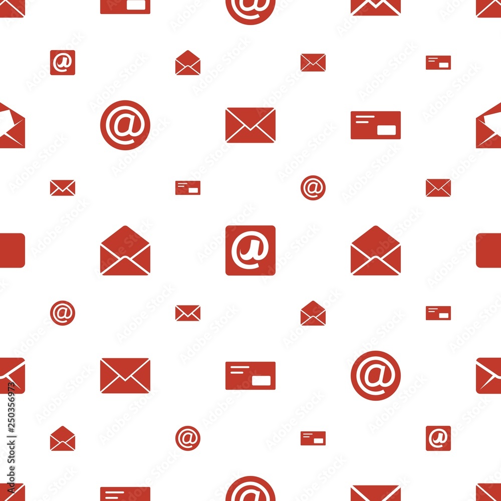 Poster address icons pattern seamless white background