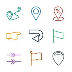 9 pointer icons