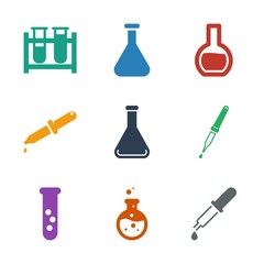 Obraz premium experiment icons