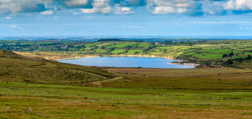 The Stannon Lake on Bodmin Moor in Cornwall was creeated by the flooding of a decommissioned china clay extraction quarry Pit and is now used as raw water resurce.