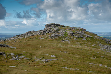 Rough Tor is a tor on Bodmin Moor, near St Breward, Cornwall, UK. The Summit is 1313 ft above mean...