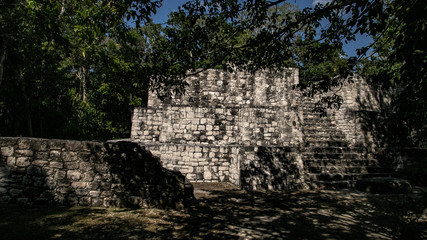 The ancient city of Calakmul. Interesting pyramids deep in the jungle