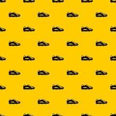 Golf shoe pattern seamless vector repeat geometric yellow for any design