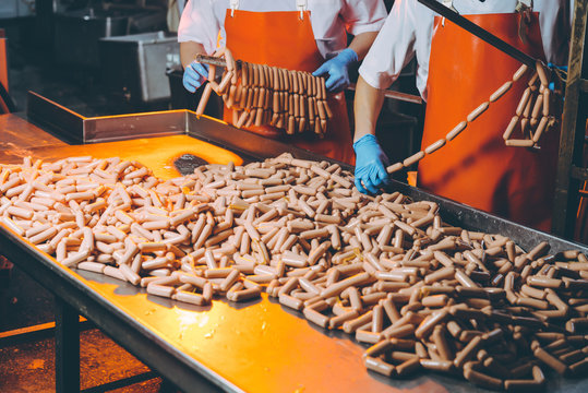 sausage meat production